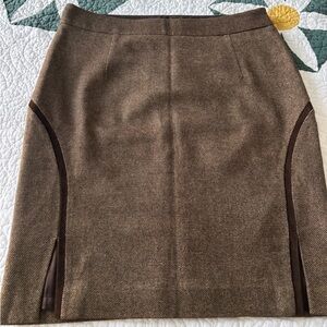 Club Monaco Brown Pencil Skirt